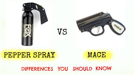 mace vs pepper spray.